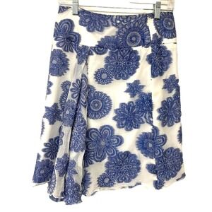 Armani collezioni floral embroidered skirt